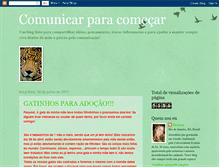 Tablet Screenshot of comunicarparacomecar.blogspot.com