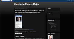 Desktop Screenshot of humbertoramosmejia.blogspot.com