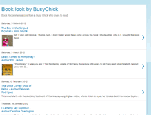 Tablet Screenshot of busychickbooklook.blogspot.com