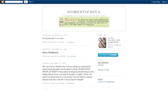 Desktop Screenshot of domesticdiva.blogspot.com
