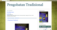Desktop Screenshot of pengobatantradisional.blogspot.com