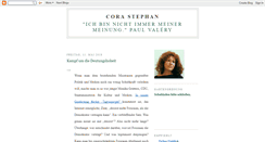 Desktop Screenshot of cora-stephan.blogspot.com