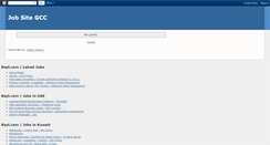 Desktop Screenshot of jobsitegcc.blogspot.com