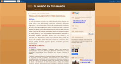 Desktop Screenshot of entusmanosesta.blogspot.com