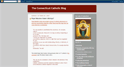 Desktop Screenshot of connecticutcatholic.blogspot.com