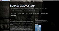 Desktop Screenshot of mylifeinbotswana.blogspot.com