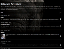 Tablet Screenshot of mylifeinbotswana.blogspot.com