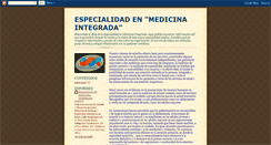 Desktop Screenshot of medicinaintegrada.blogspot.com