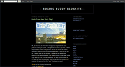 Desktop Screenshot of 4boxingbuddies.blogspot.com