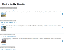Tablet Screenshot of 4boxingbuddies.blogspot.com