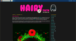 Desktop Screenshot of hairyteeth.blogspot.com