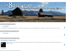 Tablet Screenshot of cre8ivecliche.blogspot.com