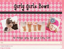 Tablet Screenshot of girlygirlzbows.blogspot.com