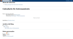 Desktop Screenshot of ctscalendarioentrenamiento.blogspot.com