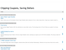 Tablet Screenshot of clippingcouponssavingdollars.blogspot.com