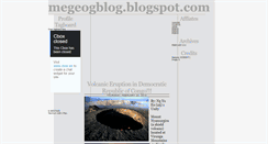 Desktop Screenshot of megeogblog.blogspot.com