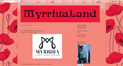 Desktop Screenshot of myrrhialand.blogspot.com