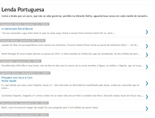 Tablet Screenshot of lenda-portuguesa.blogspot.com