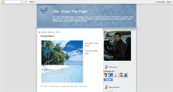 Desktop Screenshot of life-enjoytheflight.blogspot.com