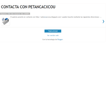 Tablet Screenshot of cxcoucontacta.blogspot.com