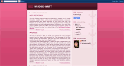 Desktop Screenshot of mjose-nntt.blogspot.com