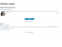 Tablet Screenshot of healthy-angels.blogspot.com