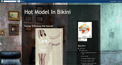 Desktop Screenshot of hot-model-in-bikini.blogspot.com