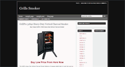 Desktop Screenshot of cheapgrillsmoker.blogspot.com