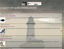 Tablet Screenshot of alightofhopeinspirations.blogspot.com