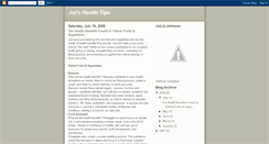 Desktop Screenshot of joishealthtips.blogspot.com