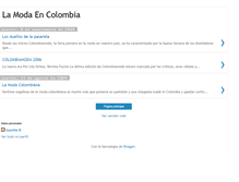 Tablet Screenshot of colombiaylamoda.blogspot.com