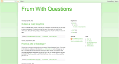 Desktop Screenshot of frumwithquestions.blogspot.com