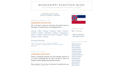 Desktop Screenshot of mississippi-election.blogspot.com