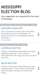 Mobile Screenshot of mississippi-election.blogspot.com