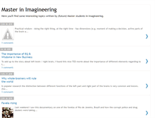 Tablet Screenshot of masterimagineering.blogspot.com