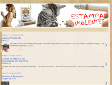 Tablet Screenshot of estampasinsolentes.blogspot.com