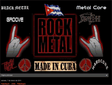 Tablet Screenshot of cubarockmetal.blogspot.com