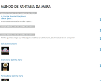 Tablet Screenshot of mundodefantasiadamara.blogspot.com