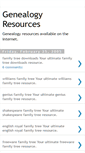 Mobile Screenshot of genealogy-resources.blogspot.com