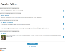 Tablet Screenshot of grandesfelinos-luismi.blogspot.com