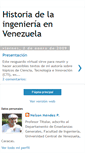 Mobile Screenshot of historiaingenieriavenezuela.blogspot.com
