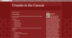 Desktop Screenshot of crumbsinthecarseat.blogspot.com