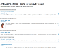 Tablet Screenshot of anti-allergic-meds.blogspot.com