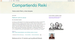 Desktop Screenshot of compartiendoreiki.blogspot.com