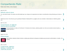 Tablet Screenshot of compartiendoreiki.blogspot.com