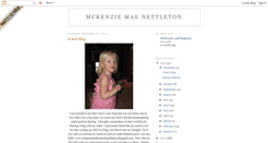 Desktop Screenshot of mckenziemaenettleton.blogspot.com