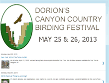 Tablet Screenshot of dorionbirdfest.blogspot.com
