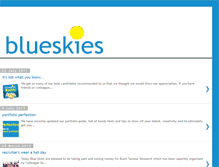 Tablet Screenshot of blueskiescareers.blogspot.com