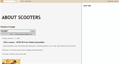 Desktop Screenshot of aarif-scooternews.blogspot.com