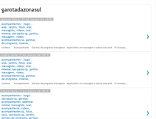 Tablet Screenshot of garotadazonasul.blogspot.com